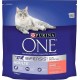 Purina One Croquettes Chat Adulte Saumon 1,5Kg (lot de 6)