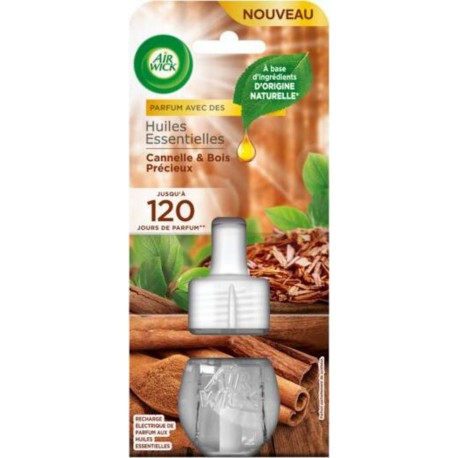 Recharge diffuseur électrique Cannelle & Bois Précieux AIR WICK 19ml